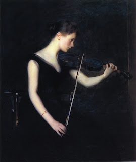 Edmund C. Tarbell, The violinist