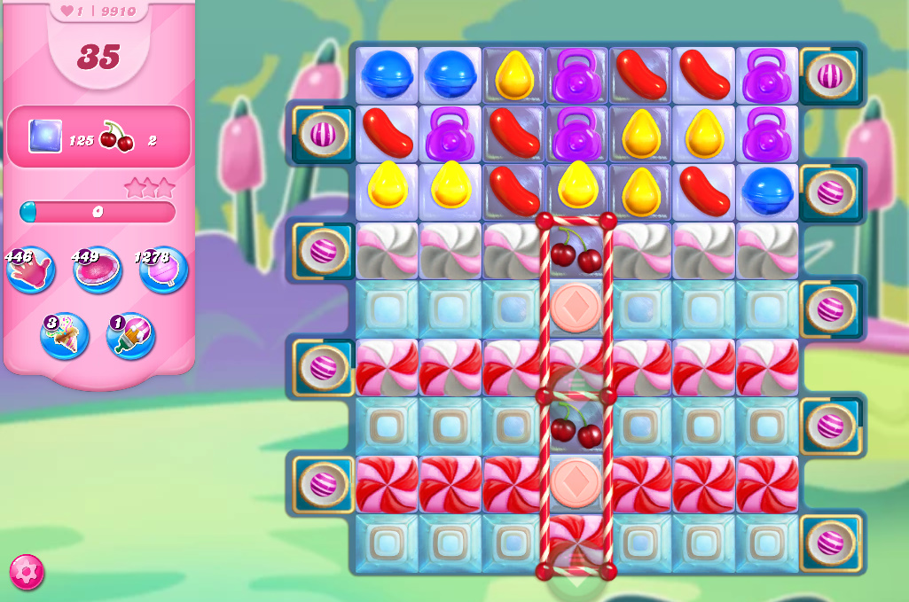 Candy Crush Saga level 9910