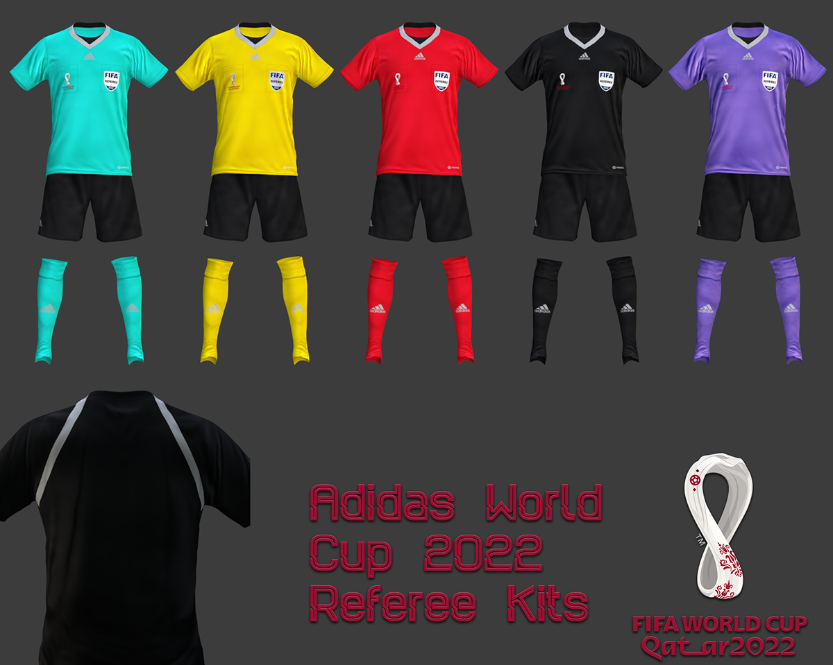eFootball PES 2021 World Cup Referee Kits 2022
