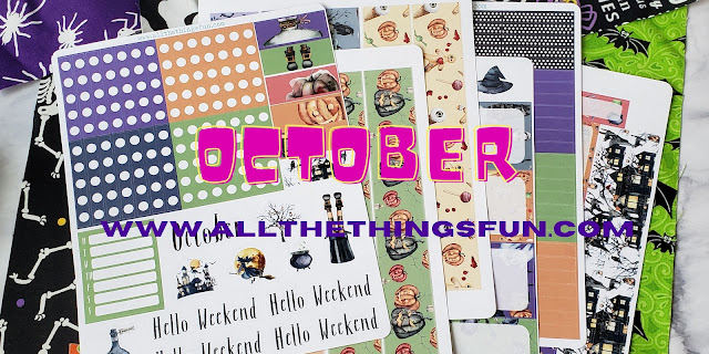 October Planner Stickers