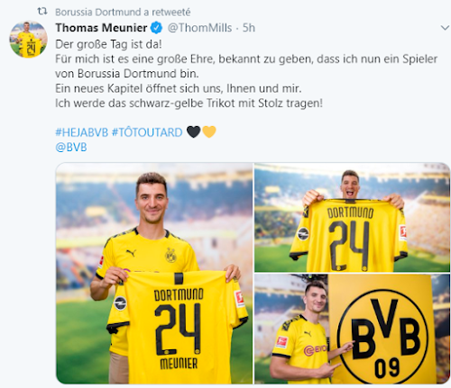 Thomas Meunier signe au Borussia Dortmund