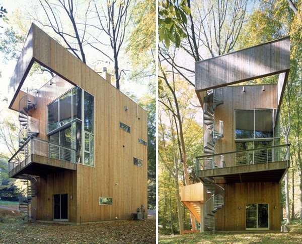 Tree House Design — wooden house