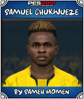 PES 2017 Faces Samuel Chukwueze by Sameh Momen