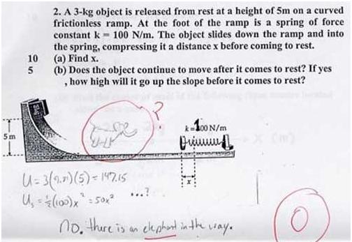 Funny Exam Answers