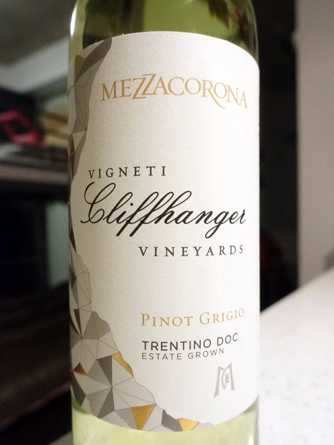 Cliffhanger Pinot Grigio 2017 (86 pts)