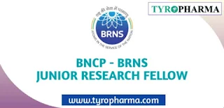 Job Opportunity for Junior Research Fellow (JRF) in BRNS Govt of India Funded Project
