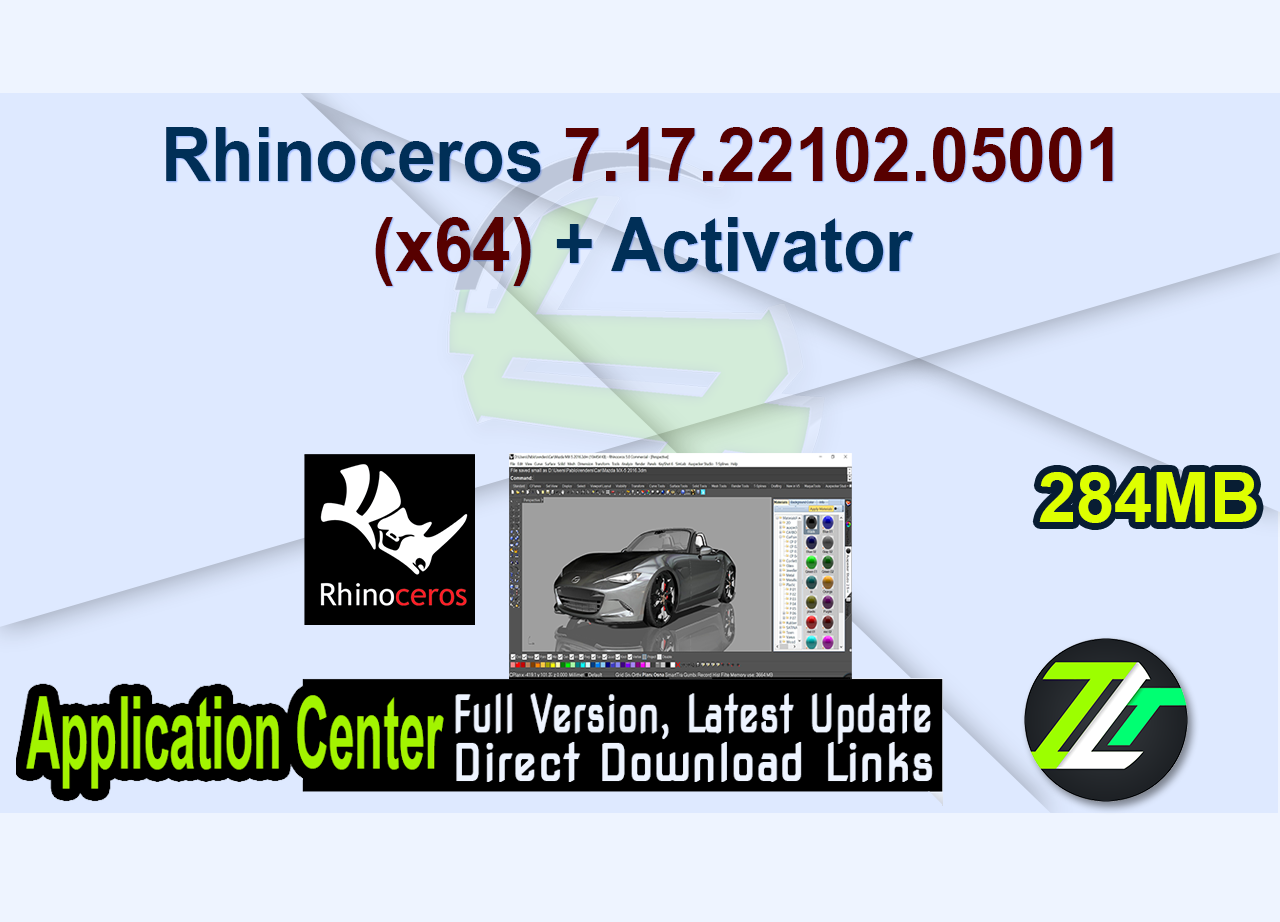 Rhinoceros 7.17.22102.05001 (x64) + Activator