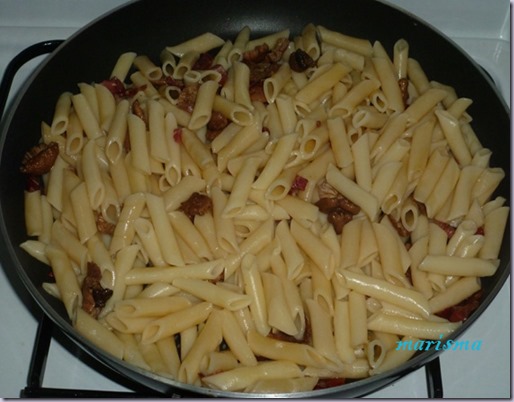 macarrones con senderuelas y queso brie5 copia