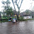 Hujan Deras Mengakibatkan Air Meluap dan Membanjiri Jalan Raya Karangnongko Kecamatan Poncokusumo Kabupaten Malang Jawa Timur