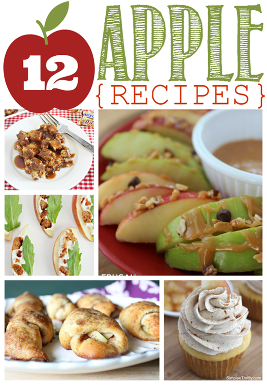 12 Apple Recipes at GingerSnapCrafts.com #apples #recipes #linkparty #features_thumb[1]