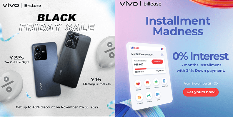 Deal: vivo Philippines offers up to 40 percent discount + FREEBIES during Black Friday sale!