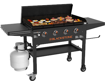 Blackstone 4-Burner Griddle Cooking Station - Perfect Steak Cooking