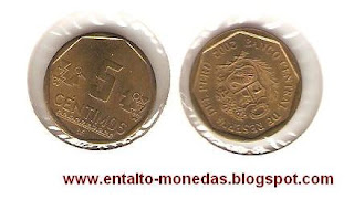 5 centimos peru 2002