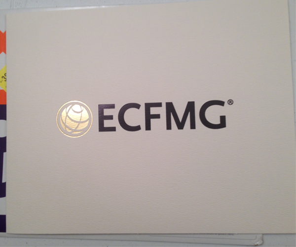 ECFMG Certificate