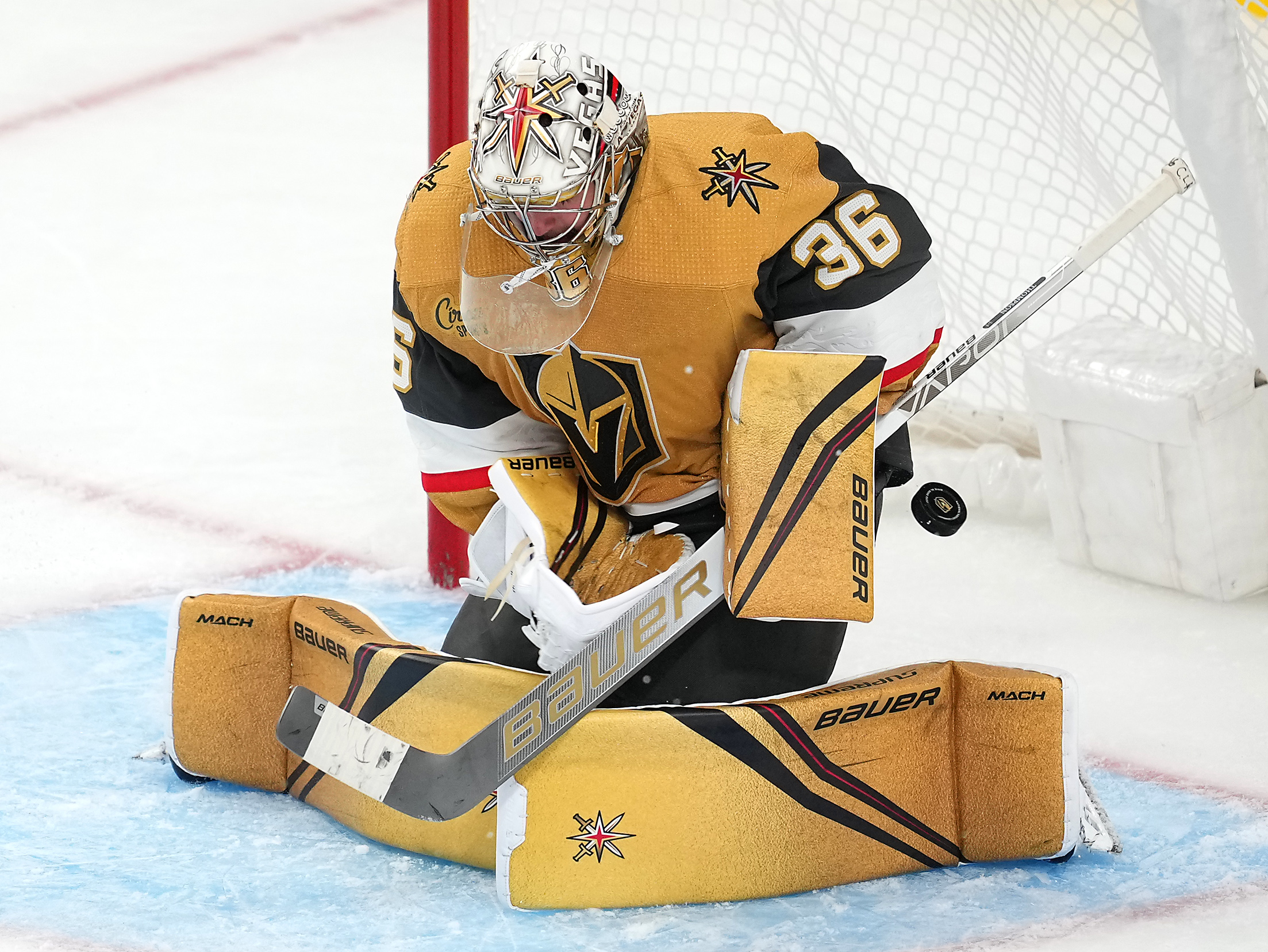 Logan Thompson Has Made the Golden Knights Goalie Situation Interesting