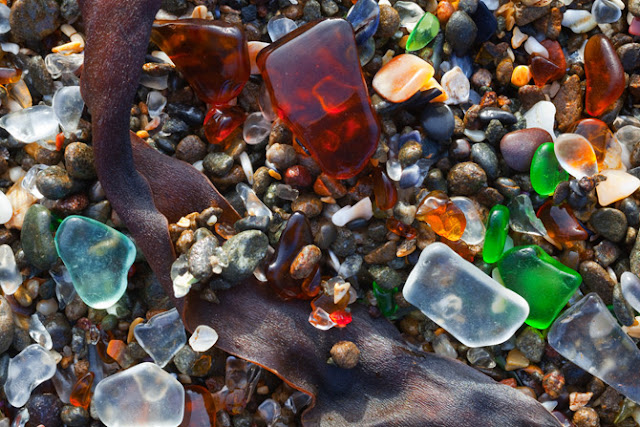 Glass Beach near Fort Bragg California