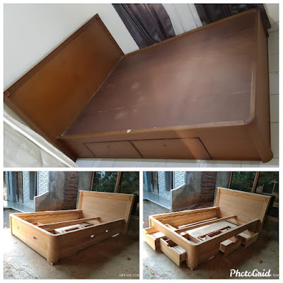 model tempat tidur kayu terbaru