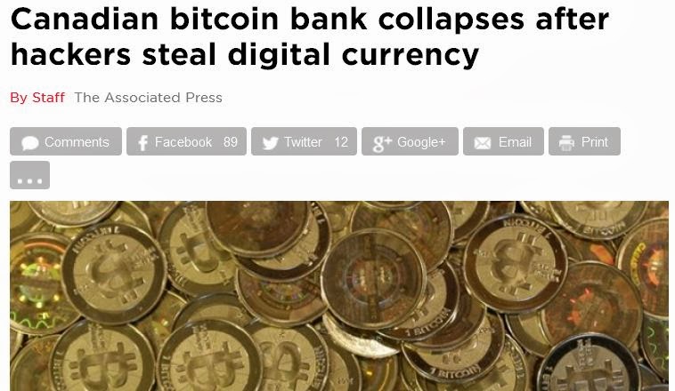 Bitcoin Bank Folds