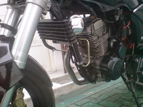Cara Pasang Oil Cooler Pada Honda CB Cangkir Potol