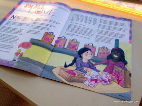 Illustration published in Sparkle magazine by Cheryl Kugler