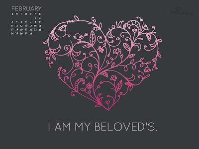 February Wallpapers Calendar 2013