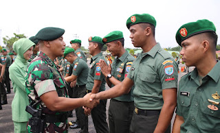 Pesan Danyonif Walet Sakti kepada Ratusan Personil yang Pindah Satuan: Tetap Jaga Nama Baik dan Silaturahmi