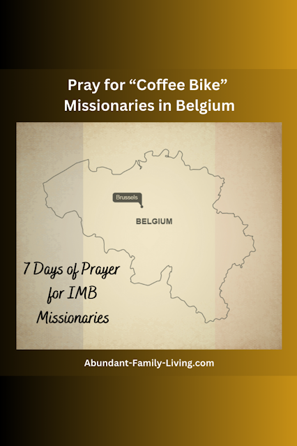 Pray for Coffee Bike Missionaries in Belgium