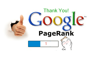 Alhamdullilah Dapet Pagerank Dari Google !!