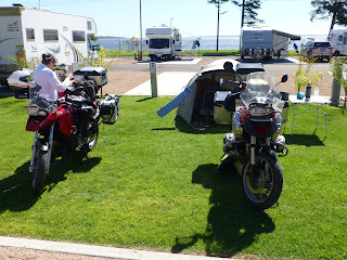 BMW R1200GS, BMW F650GS, motorcycle camping