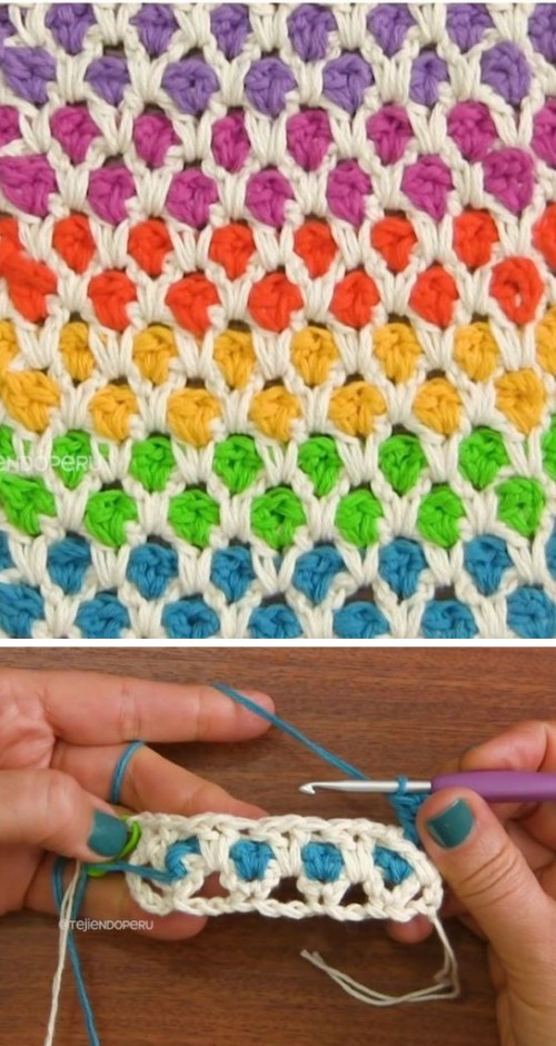 How To Crochet Moroccan Stitch - Tutorial