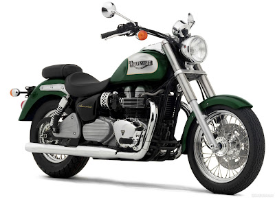 Triumph America green black