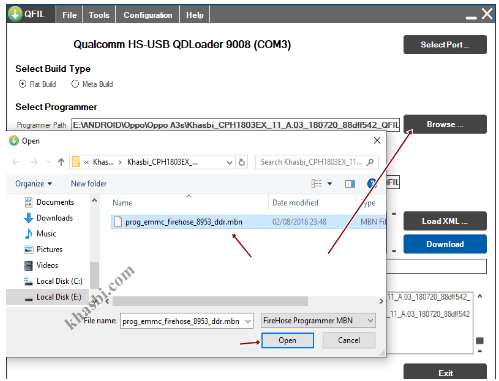 menambahkan file prog emmc