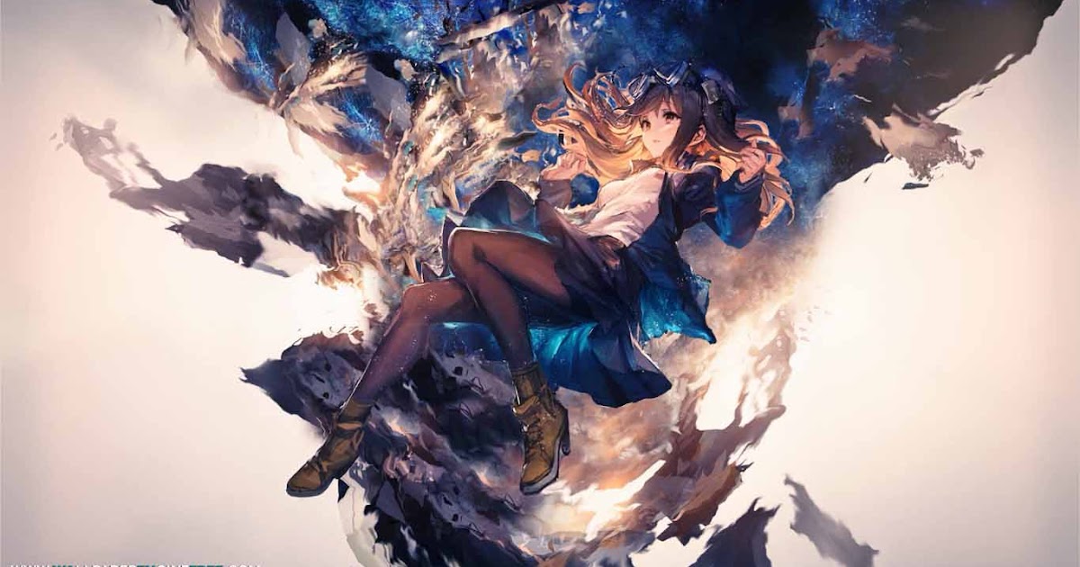 Floating Girl Anime Wallpaper Engine | Download Wallpaper ...