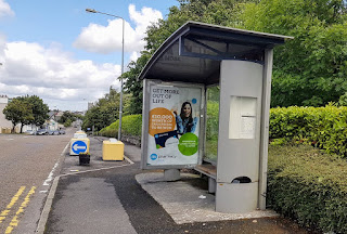 Orphaned bus shelter in Knock, Co Mayo