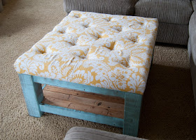 do it yourself tufted ottoman