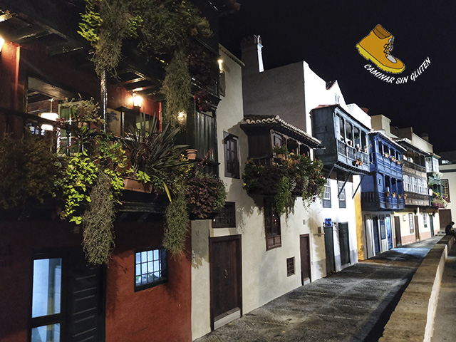 Vista nocturna de Los Balcones de Santa Cruz de La Palma