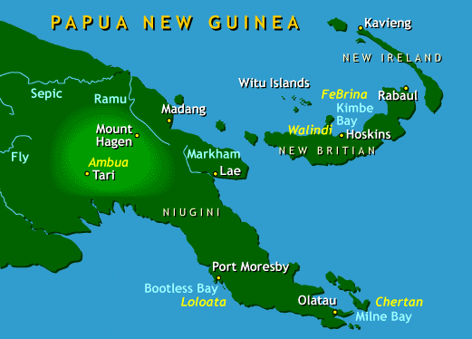 Download this Papua New Guinea Map picture