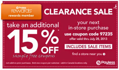 Payless Shoes Coupons October 2014