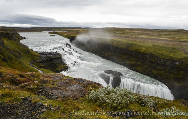 Gullfoss瀑布, 冰島, Iceland