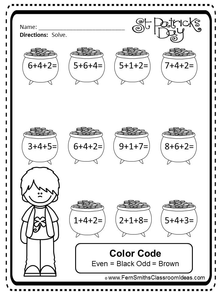 http://www.teacherspayteachers.com/Product/St-Patricks-Day-Three-Digit-Addition-Mega-Math-Pack-Printables-and-Games-1149023