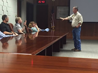 Leadership Subcommittee members learning about the Corps of Cadets; photo credit: Jessica Jackson