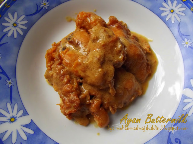 SALAM DUNIA: Resepi Ayam Buttermilk