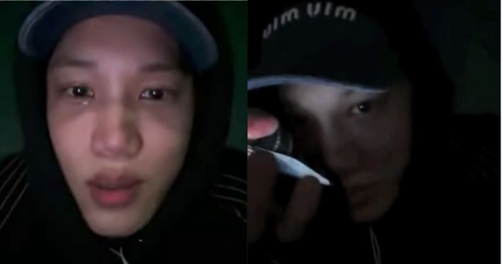 Kai de EXO comparte sus sentimientos en una transmisión en vivo antes de su alistamiento militar