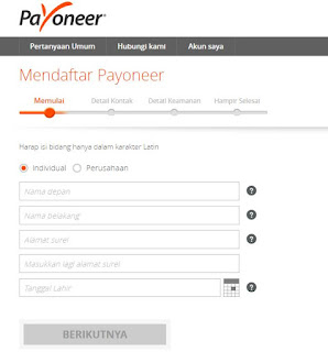 payoneer homepage