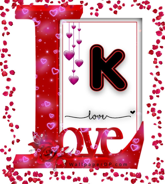 Beautiful Love Frame Unique Design A to Z alphabets Dpz