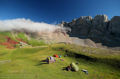 Bivouac de rêve dans les Pyrénées