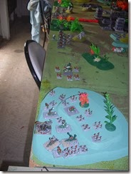 Tyranids delpoyment on thier right flank