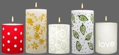 Handcrafted Unscented Pillar Candles