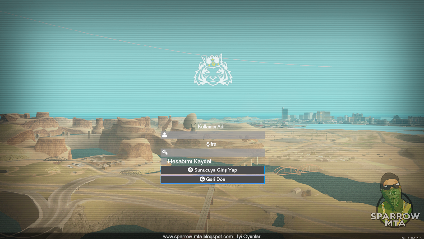 MTA SA Türkçe Login Panel Scripti