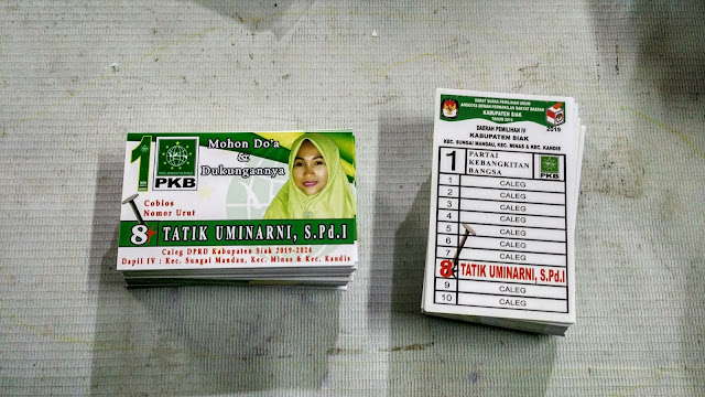 Kartu Promosi CALEG PKB